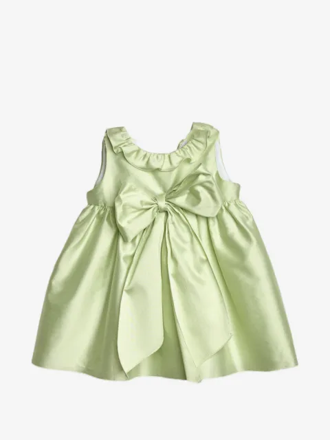 Little Bear Gerüschtes Kleid mit mittiger Schleife