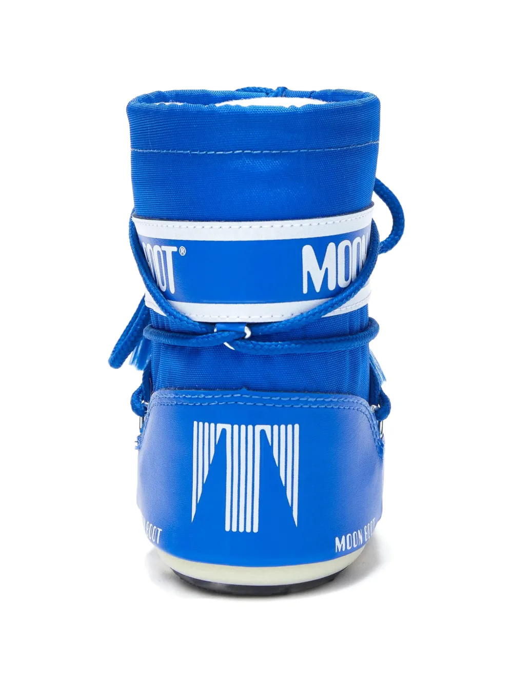 Moon Boot Kids Icon logo-print laced boots Blauw