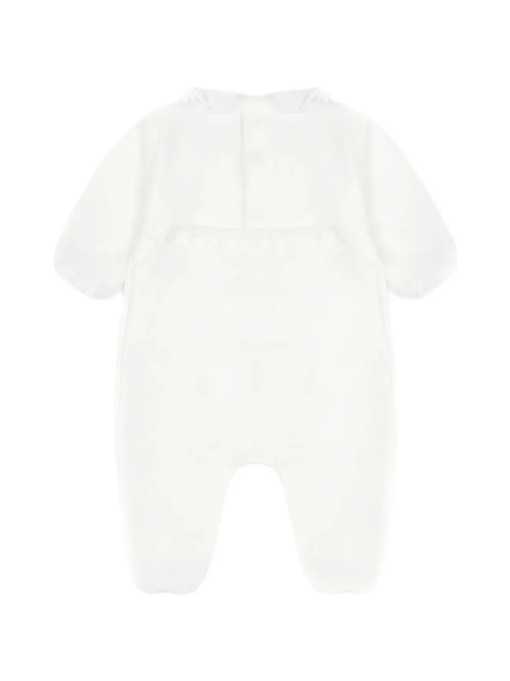 Little Bear Babypakje met ruches en strik Wit