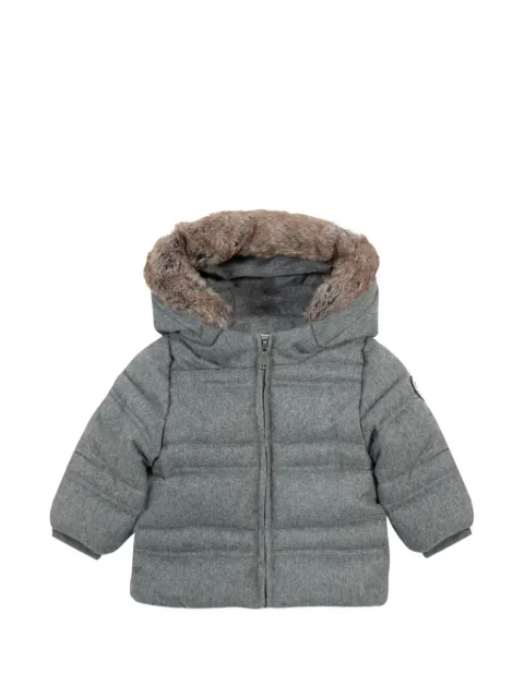 Tartine Et Chocolat faux-fur hooded coat