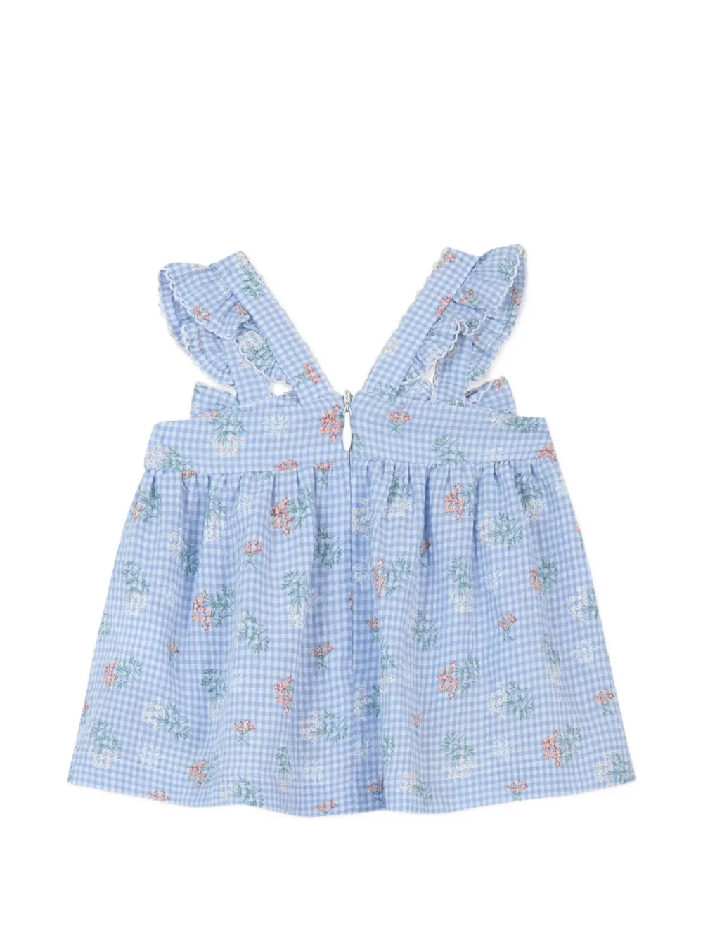 Tartine Et Chocolat knots floral blouse - Blau