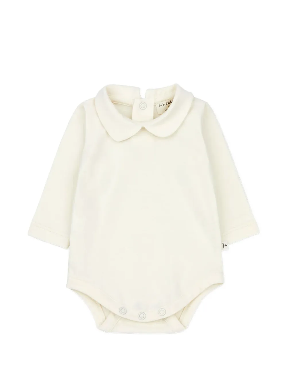1+ In The Family peter pan collar body - Toni neutri