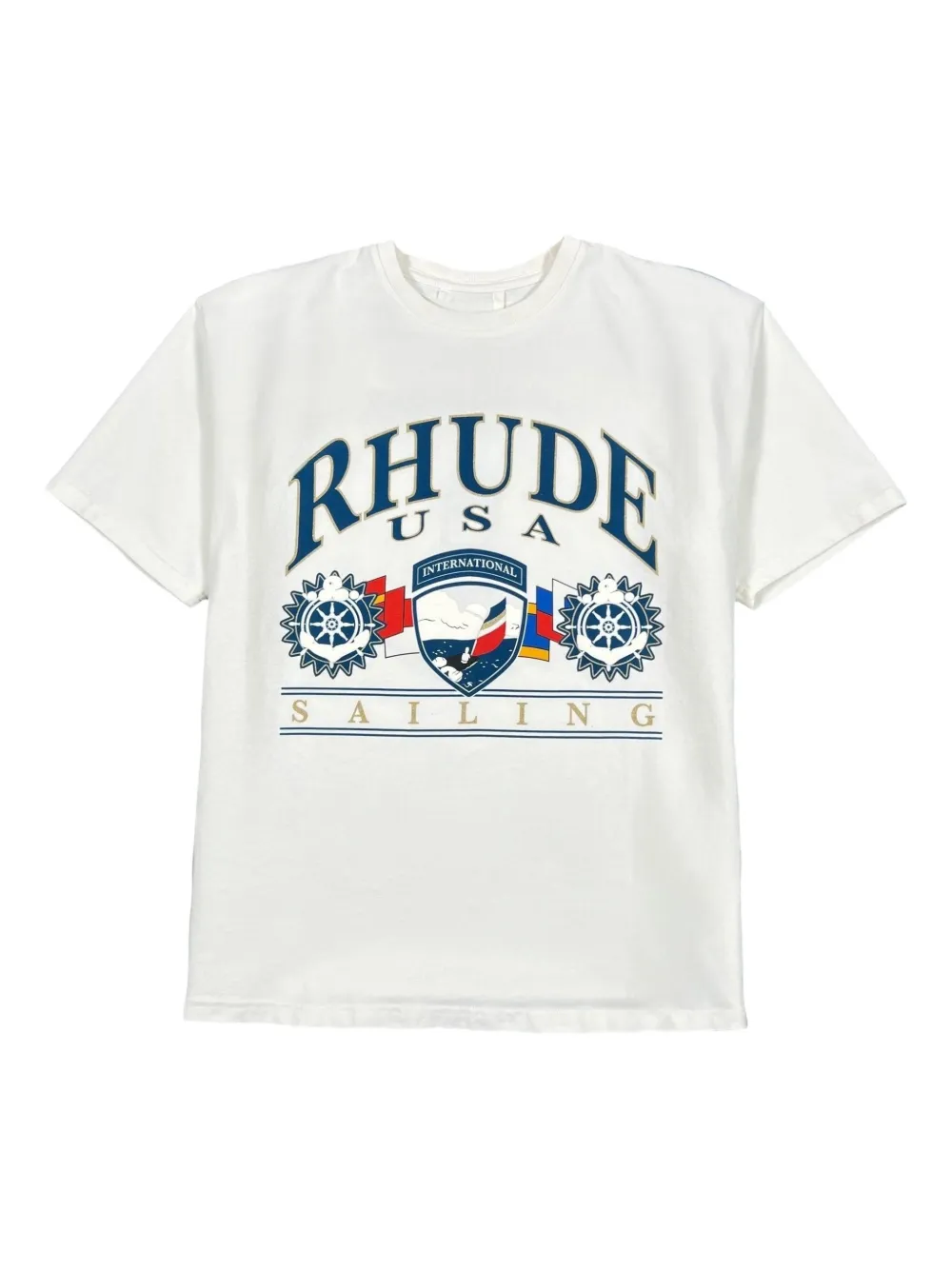 RHUDE Rhude USA Sailing Icon Tee "'White'" - Toni neutri