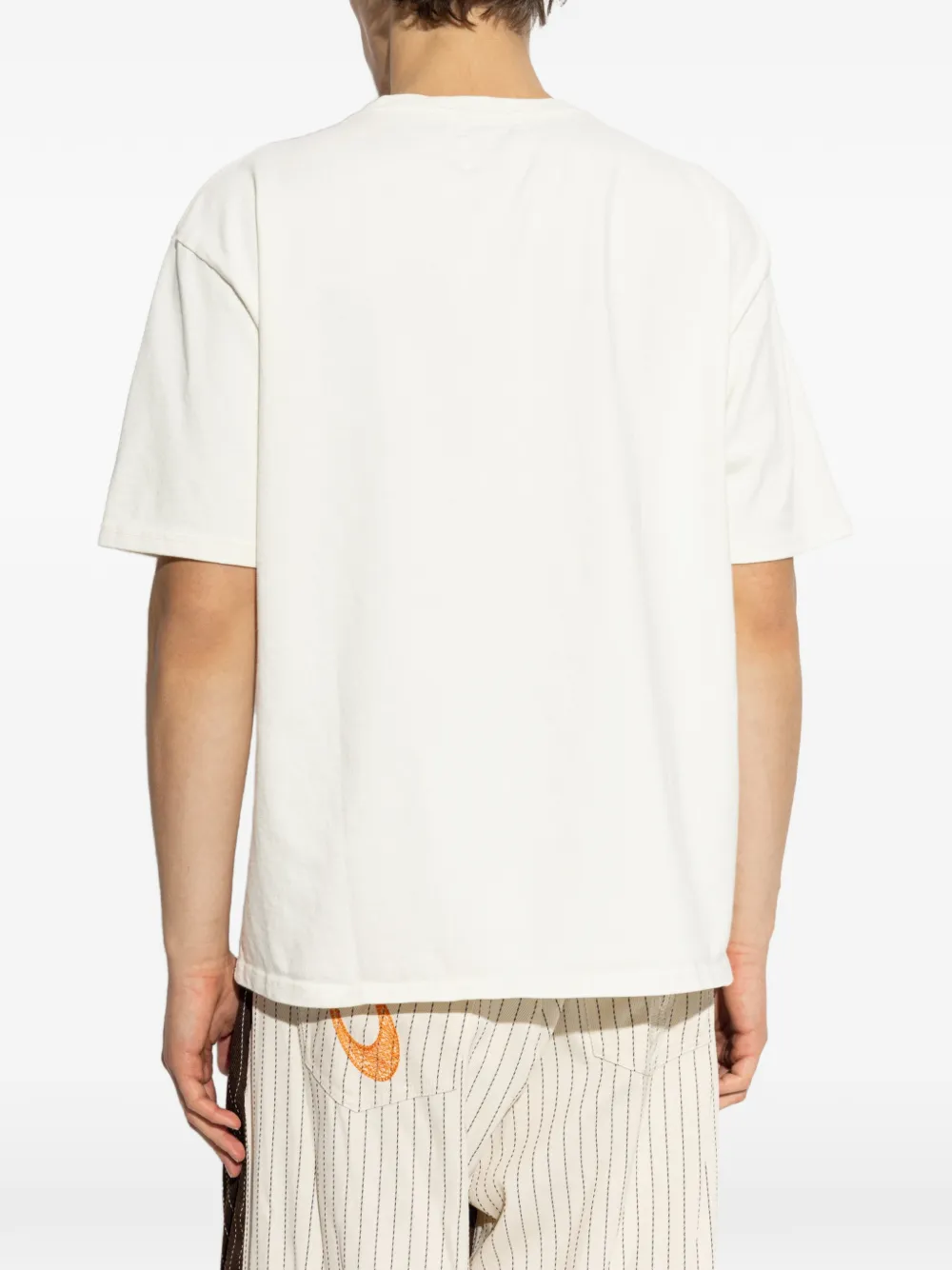 RHUDE T-shirt met grafische print Beige
