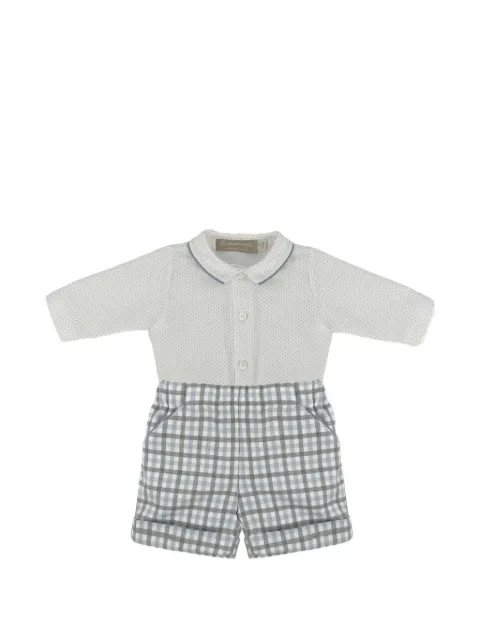 La Stupenderia polka dot shirt and shorts set 