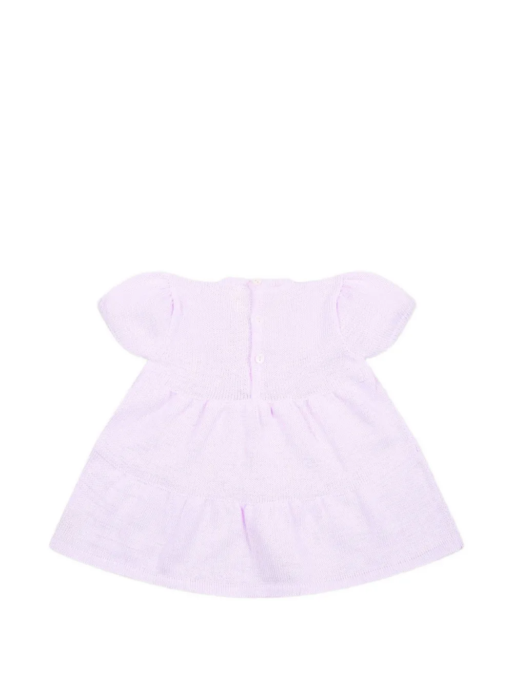 Little Bear Jurk met ruches en strik Paars