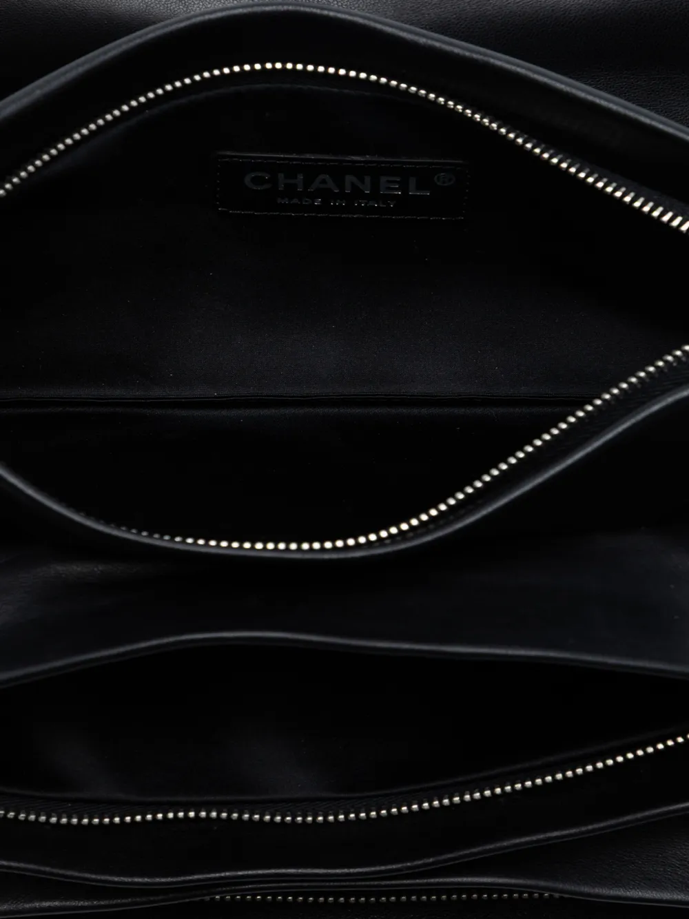 CHANEL Pre-Owned 2013-2014 ラムスキン グローブ エンブレム クラッチ