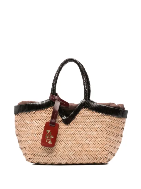 VIPERA Monet woven-leather tote bag