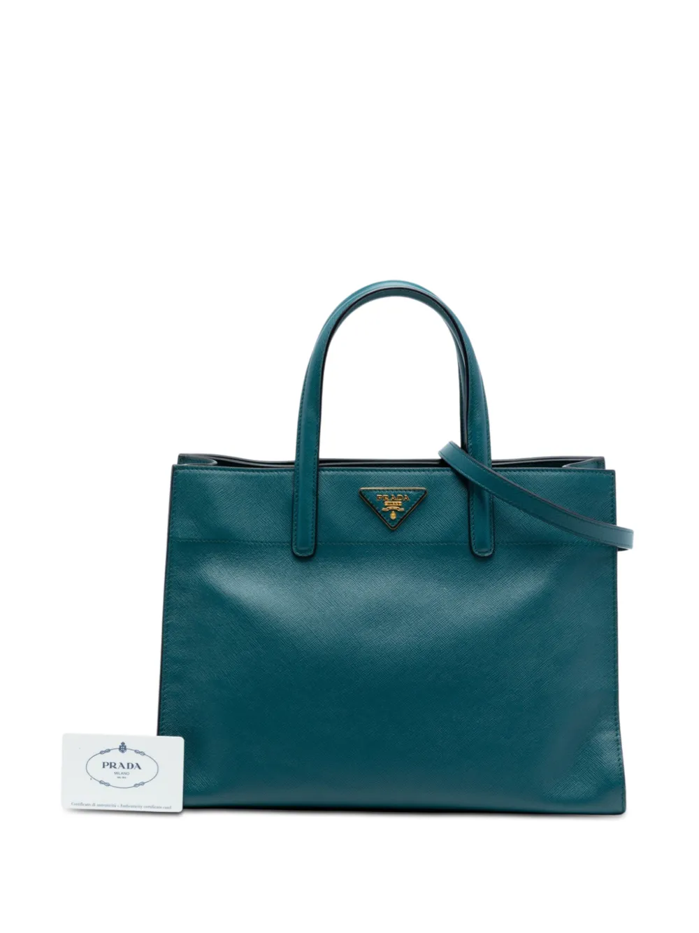 Prada Pre-Owned 2015-2025 サフィアーノ ソフト トリプルポケット