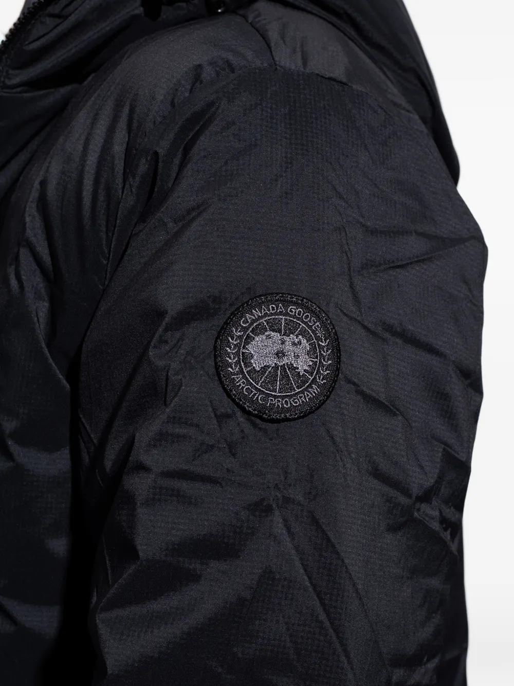Canada Goose Jack met capuchon en logopatch Zwart