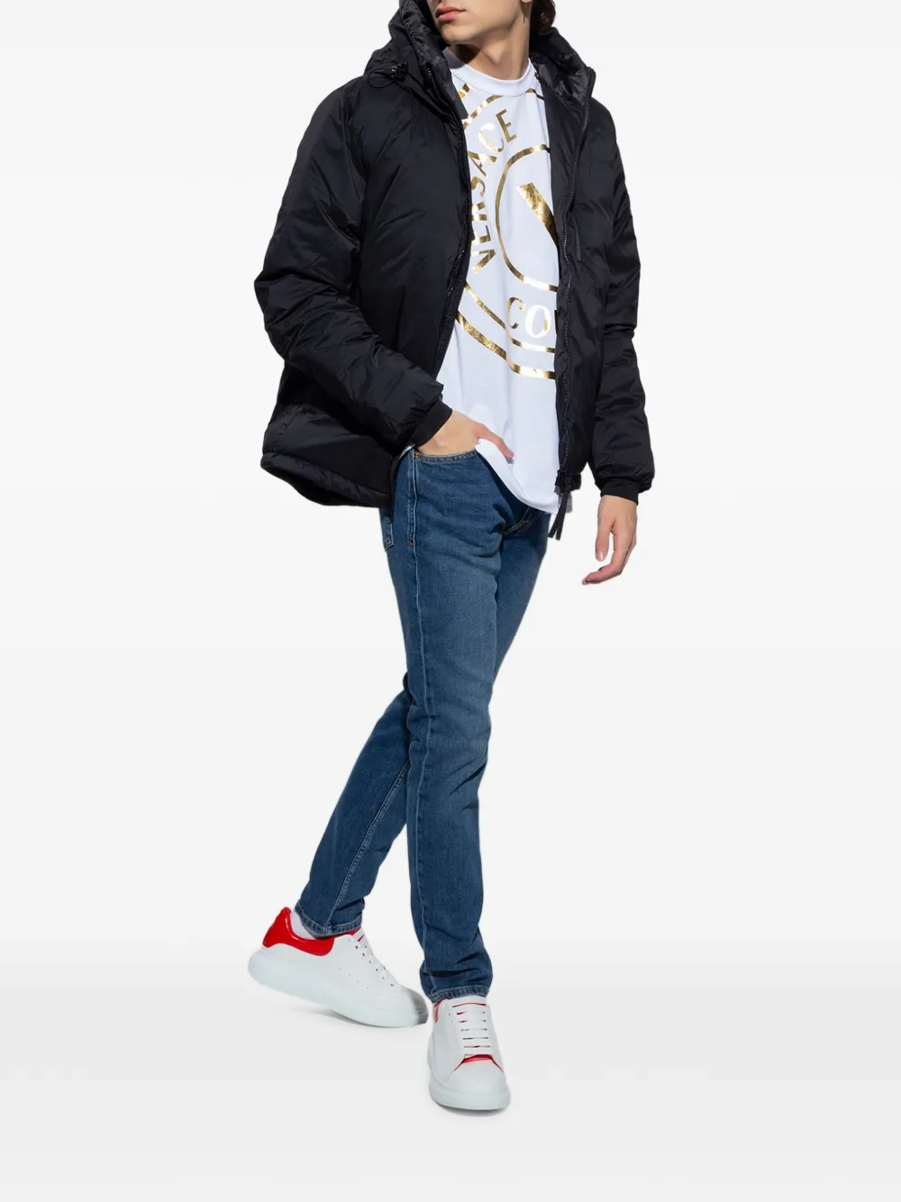 Canada Goose Jack met capuchon en logopatch Zwart