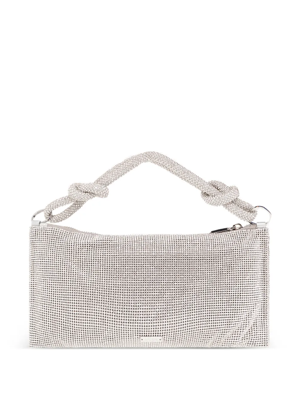 Cult Gaia Geknoteter Hera Nano Tote Bag mit Strass - Silber