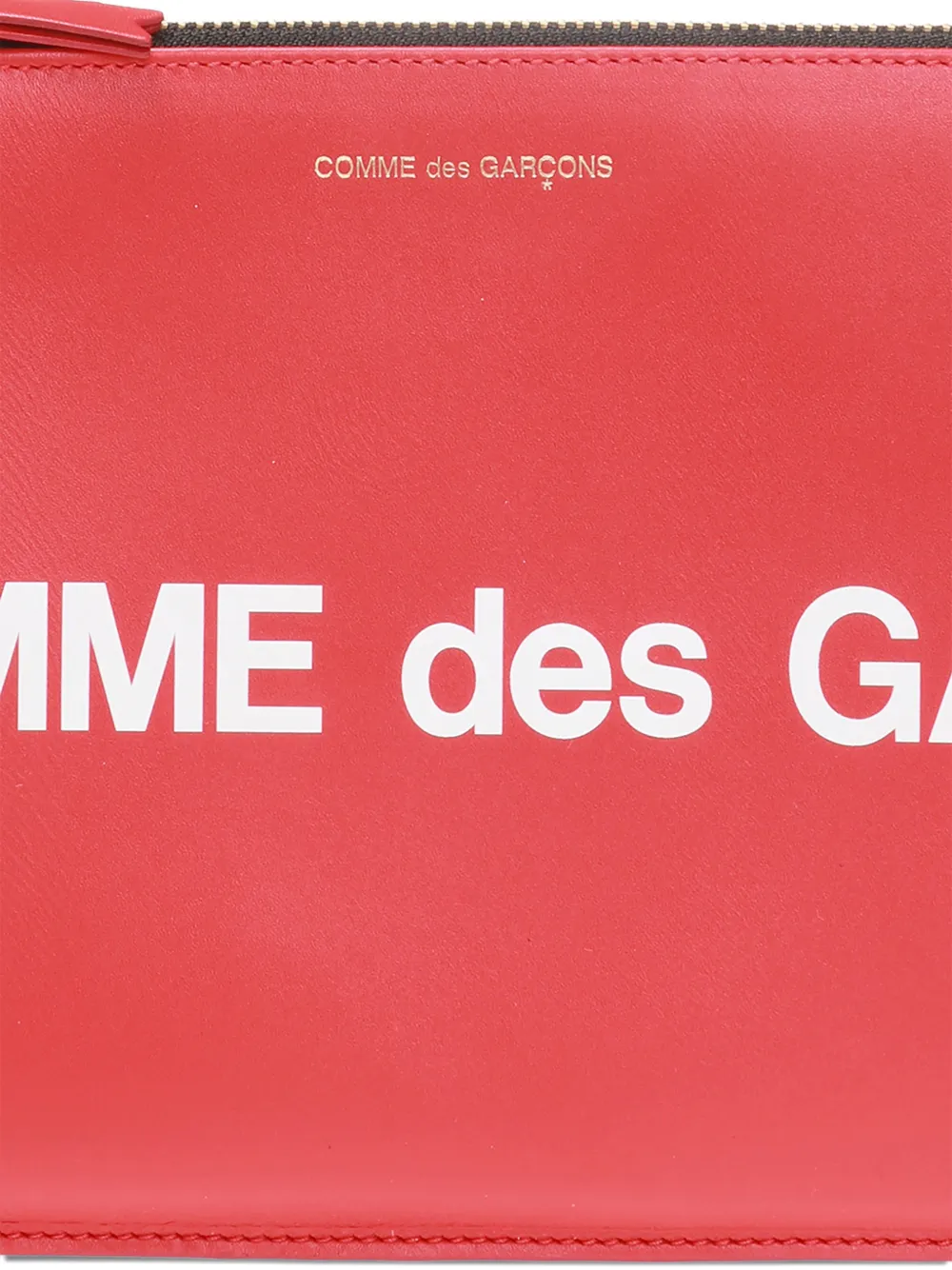 Comme Des Garçons Leren buidel Rood