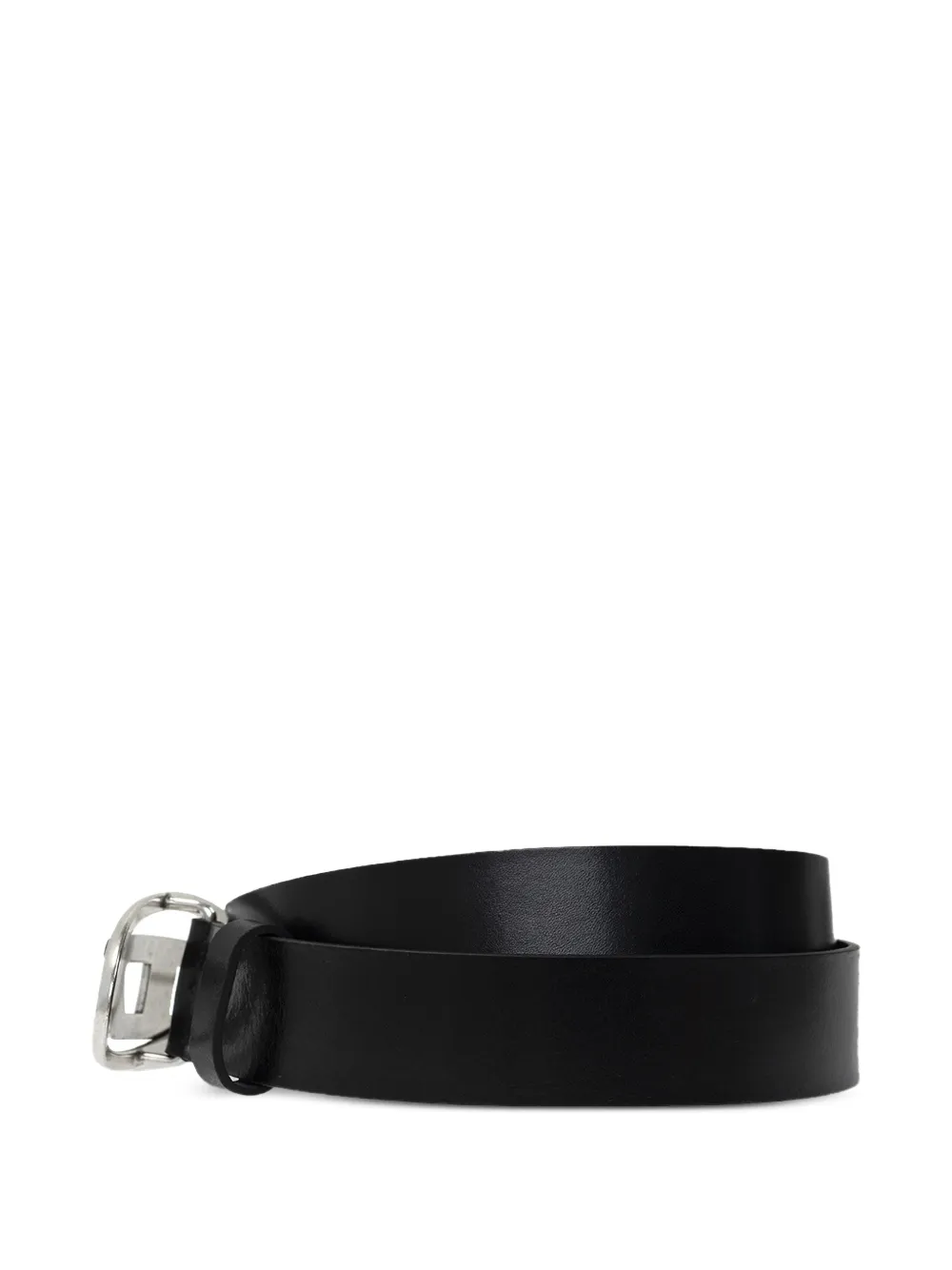 Diesel B-1dr riem met logoplakkaat Zwart