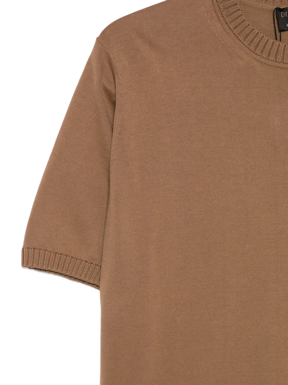 Dell'oglio Gebreid T-shirt Bruin