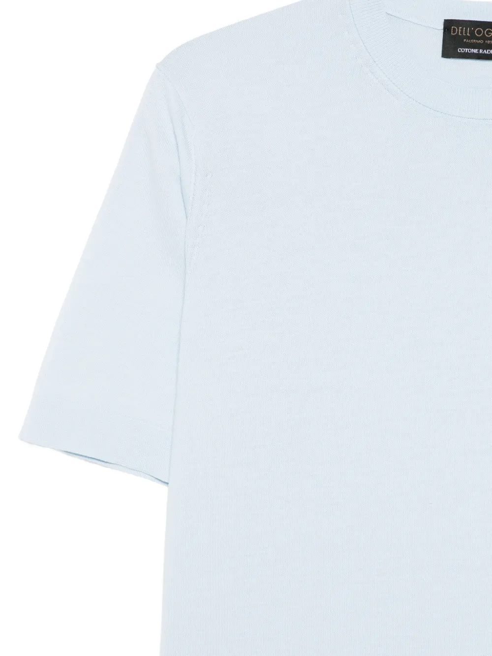 Dell'oglio Gebreid T-shirt Blauw
