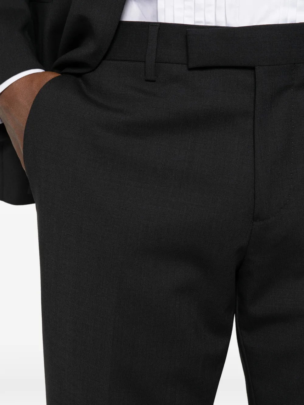 Lardini Driedelig pak met puntige revers Blauw
