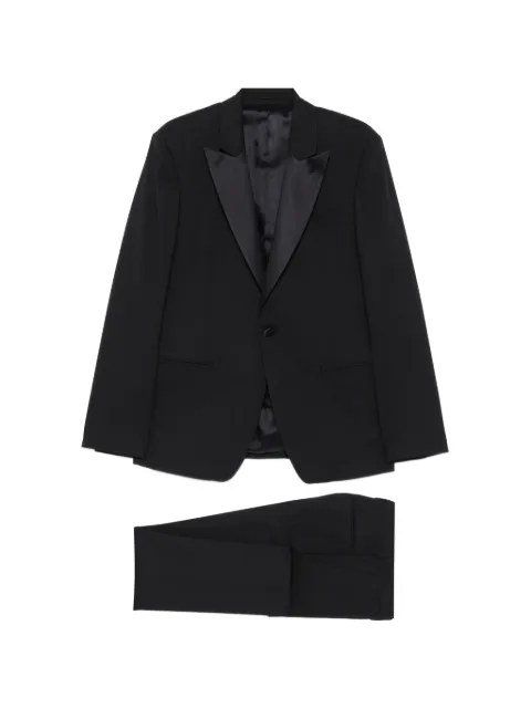 Lardini peak-lapel three-piece suit