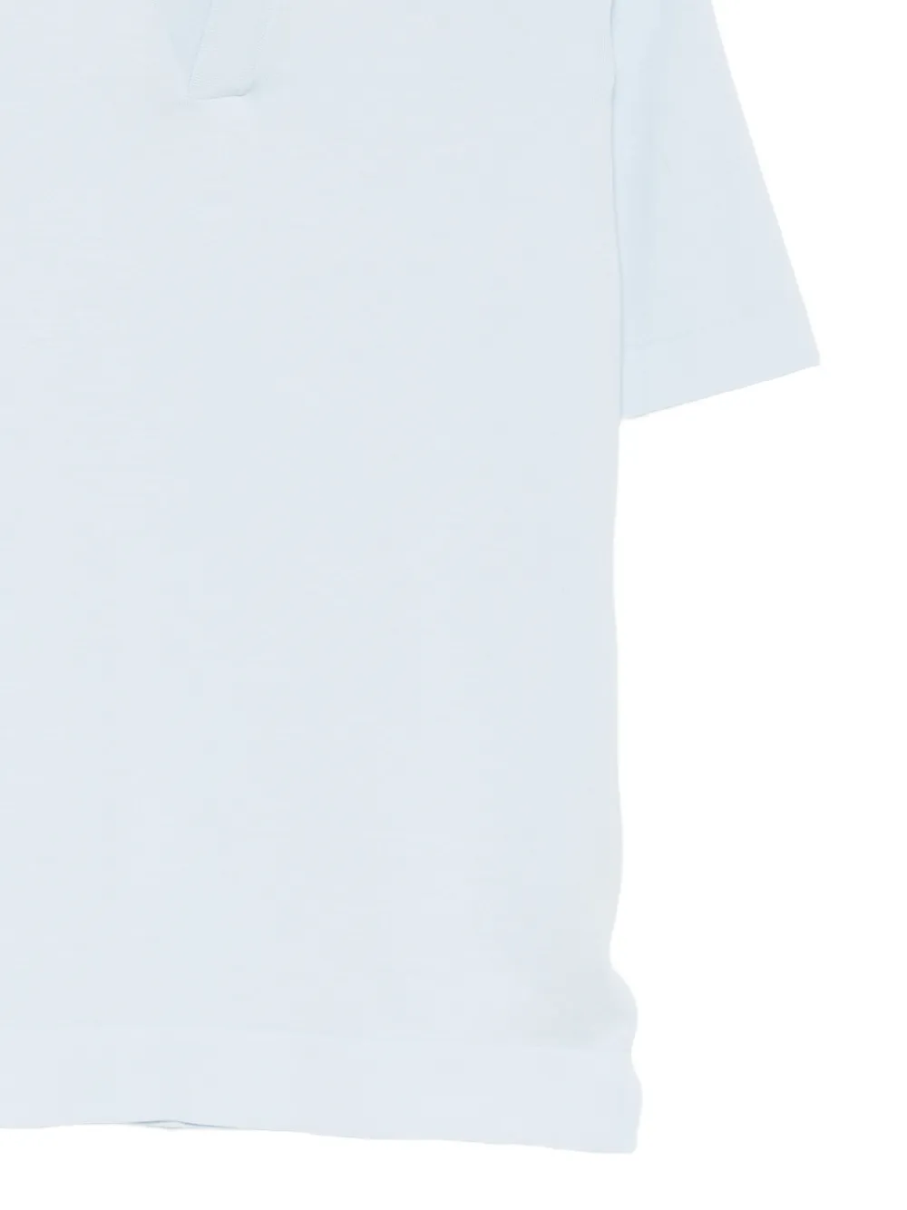 Dell'oglio Katoenen poloshirt met korte mouwen Blauw