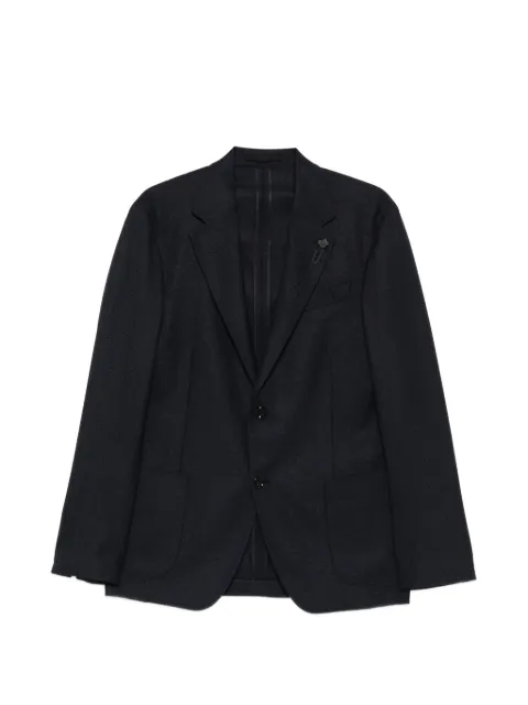 Lardini pin-lapel blazer