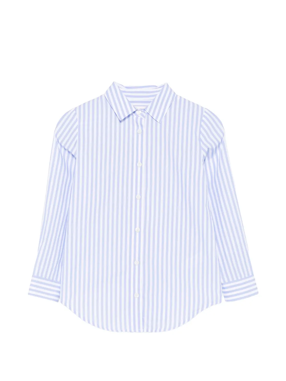 MC2 Saint Barth Kids Mini Brigitte stripe-pattern long-sleeve shirt - Blu