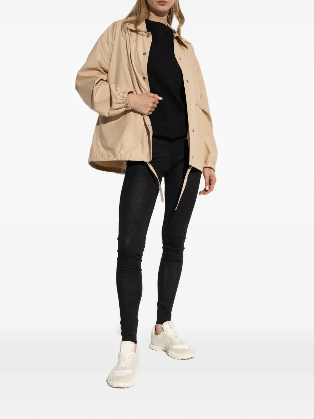 JIL SANDER+ T-shirt met logopatch Zwart