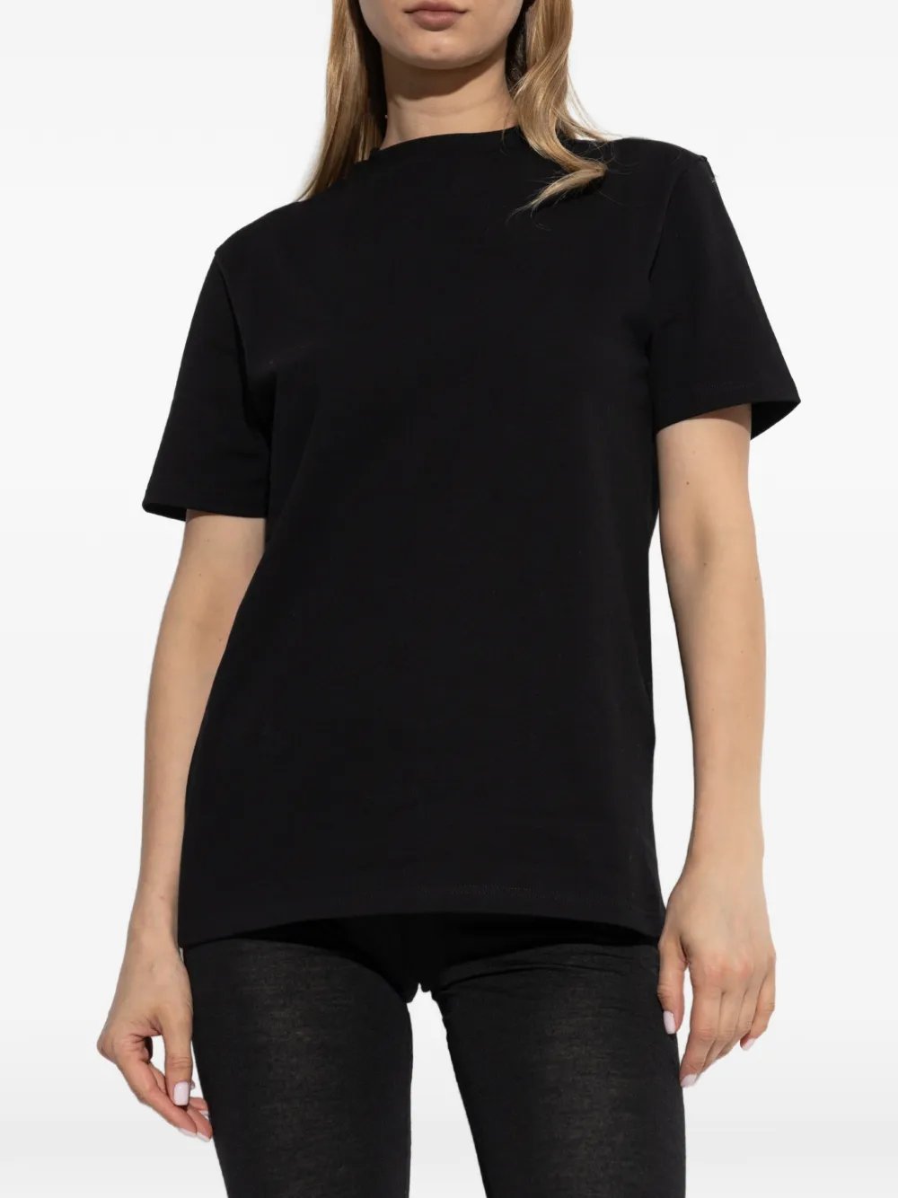 JIL SANDER+ T-shirt met logopatch Zwart