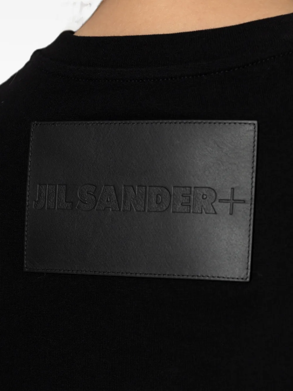 JIL SANDER+ T-shirt met logopatch Zwart