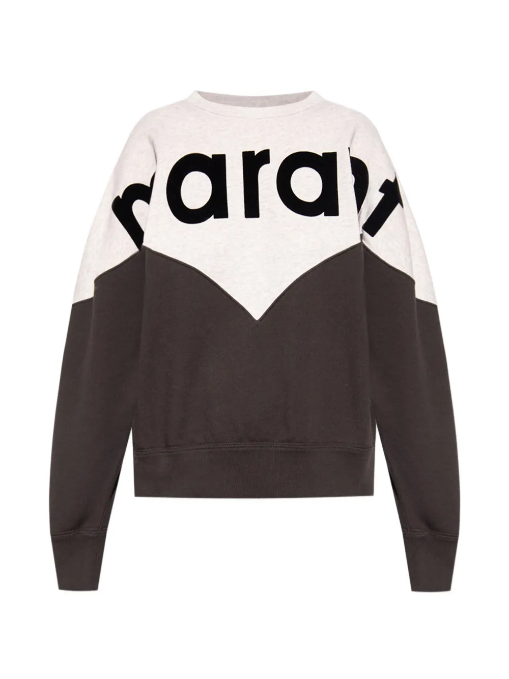 MARANT ÉTOILE Felpa Huston con logo - Marrone