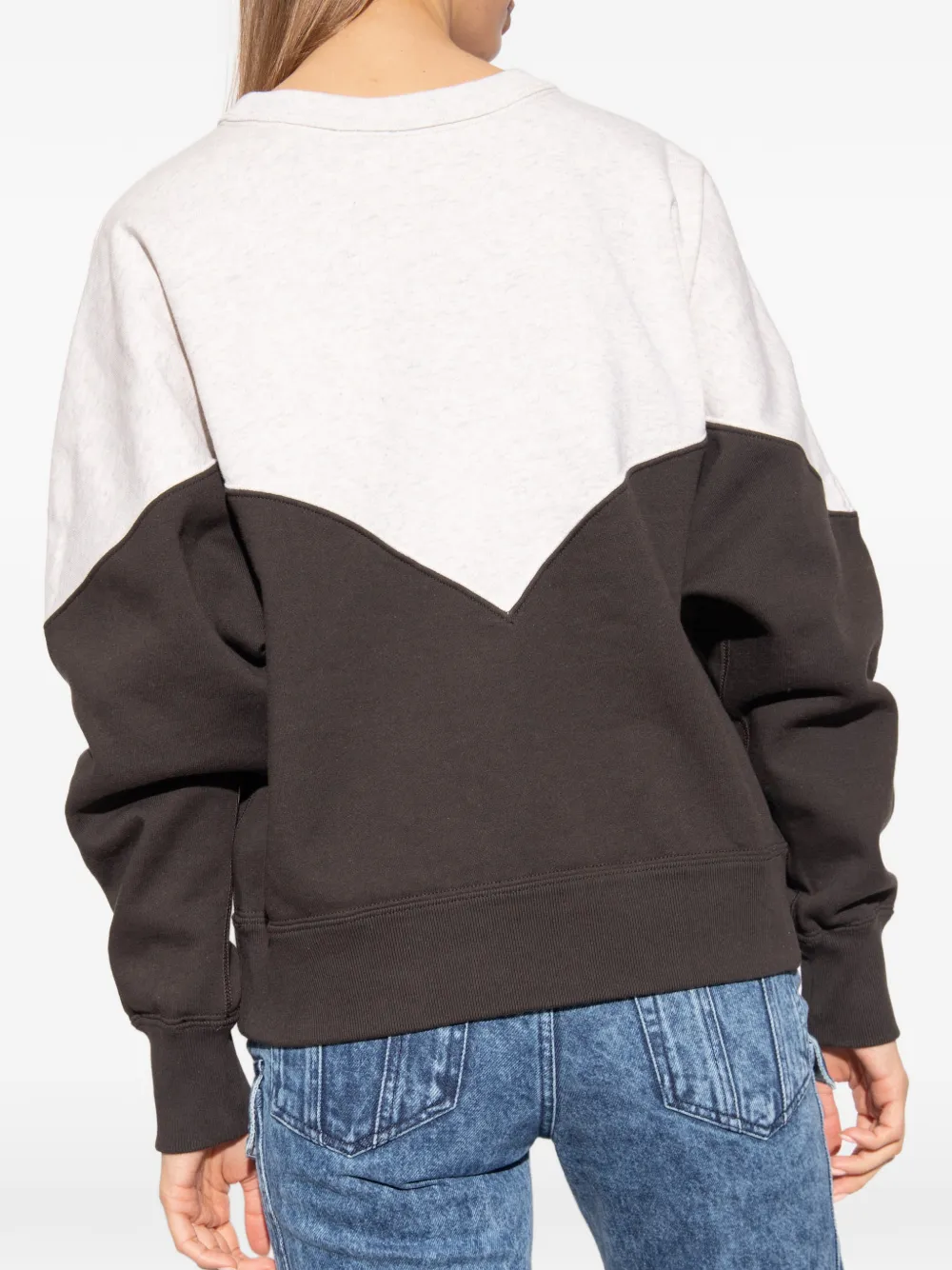 MARANT ÉTOILE Huston hoodie met logoprint Bruin