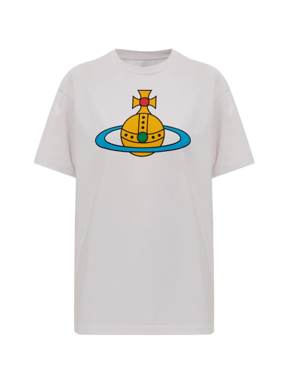 Vivienne Westwood T-shirt con stampa Orb - Bianco