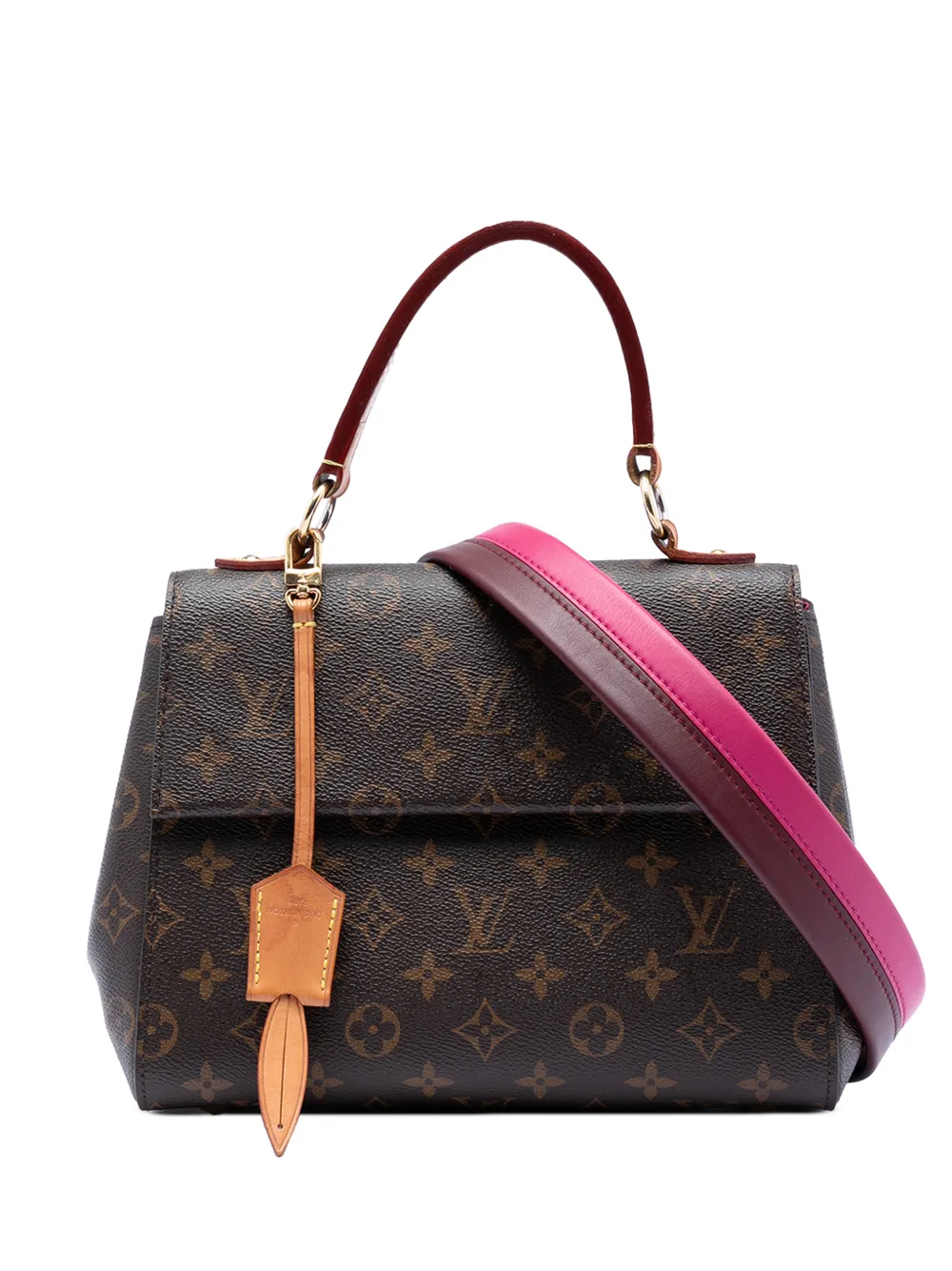 Louis Vuitton Pre-Owned 2019 Monogram Cluny BB satchel - Marrone