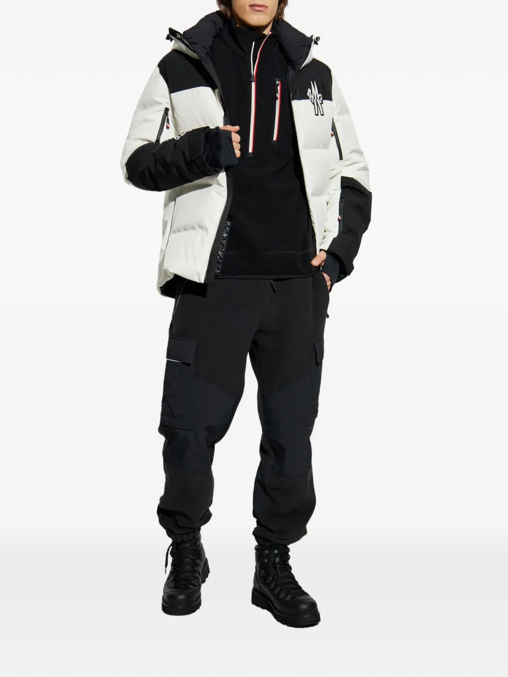 Moncler Grenoble Apres-Ski cargo broek Zwart