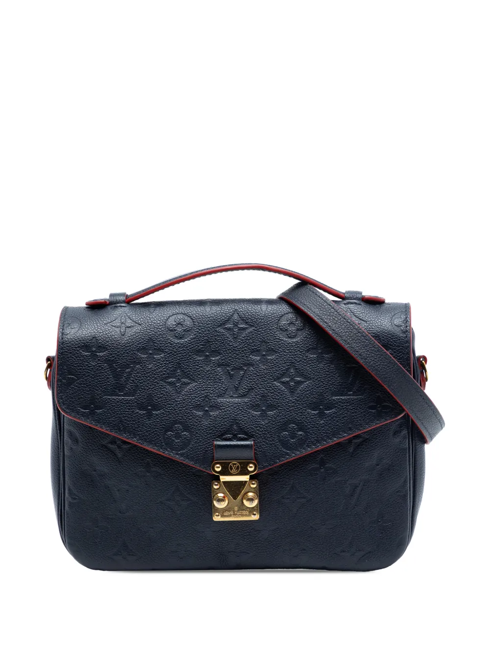 Louis Vuitton Pre-Owned 2017 Monogram Empreinte Pochette Metis satchel - Blu