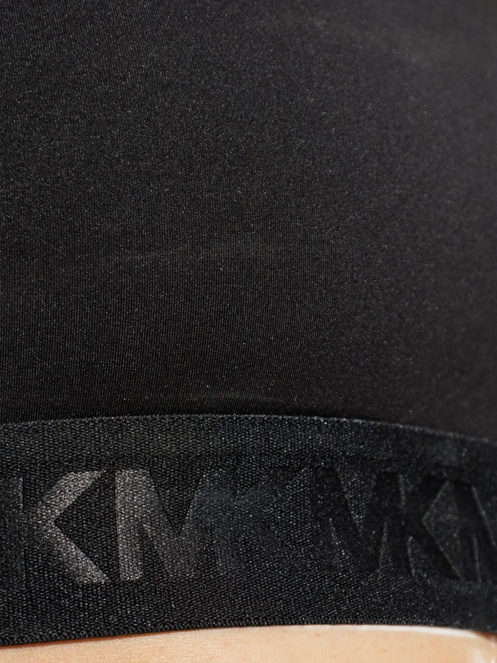 Michael Kors Sport-bh met logoband Zwart