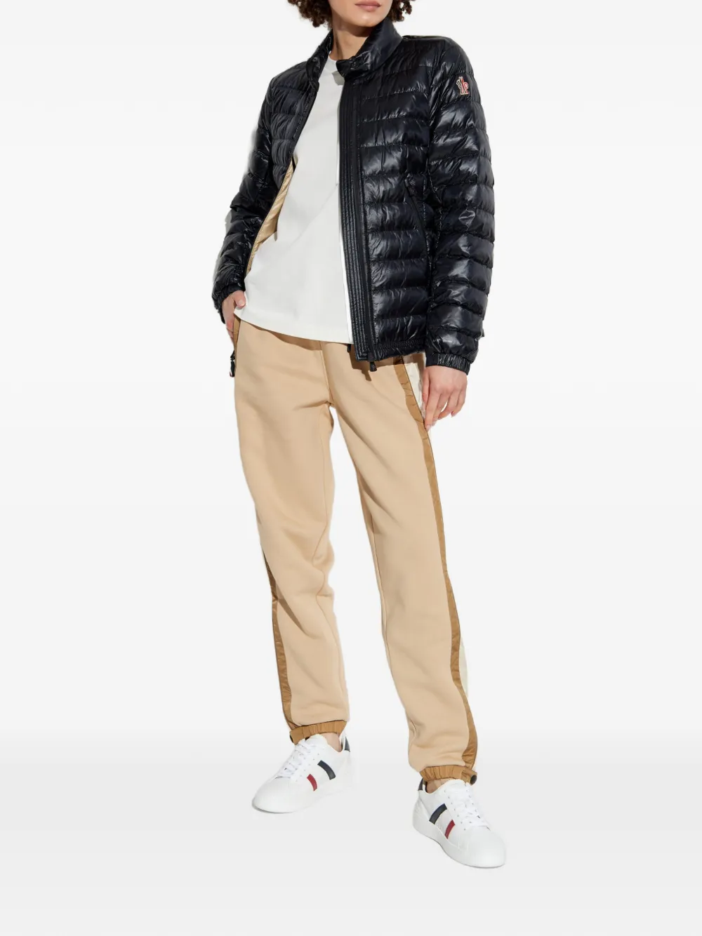 Moncler Grenoble Day-Namic gewatteerd jack Zwart