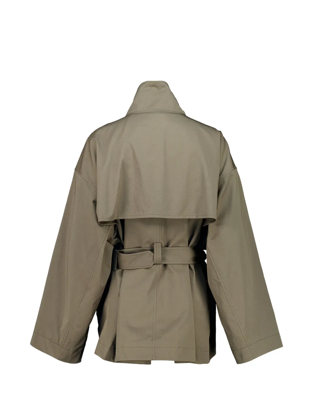 FRAME Jack met storm-klep en ceintuur Groen