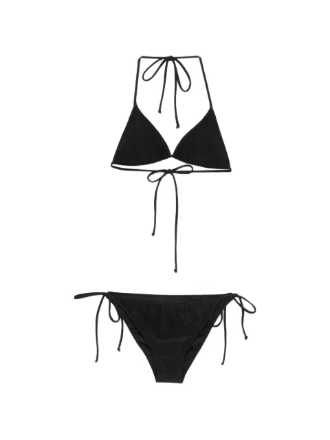 MC2 Saint Barth Kids Leah glitter-effect bikini