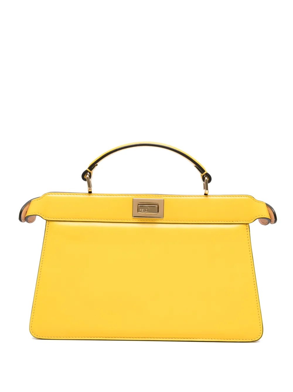 Fendi Pre-Owned small Peekaboo ISeeU tote bag - Giallo