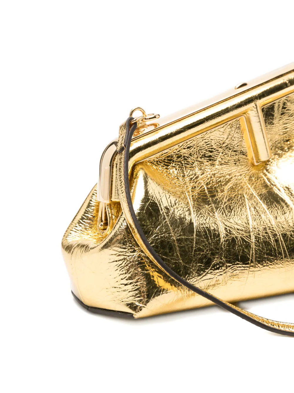 Fendi ゴールド パーティーバッグ Fendi Pre-Owned Medium Fendi First Clutch Bag | Gold | FARFETCH