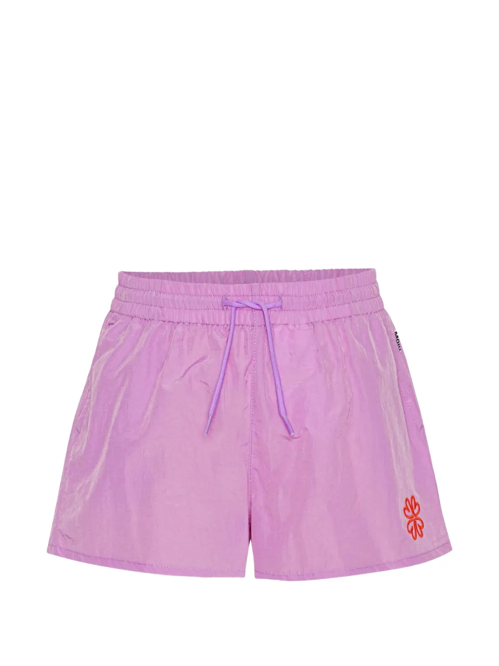 Molo Addie embroidered-logo shorts - Viola