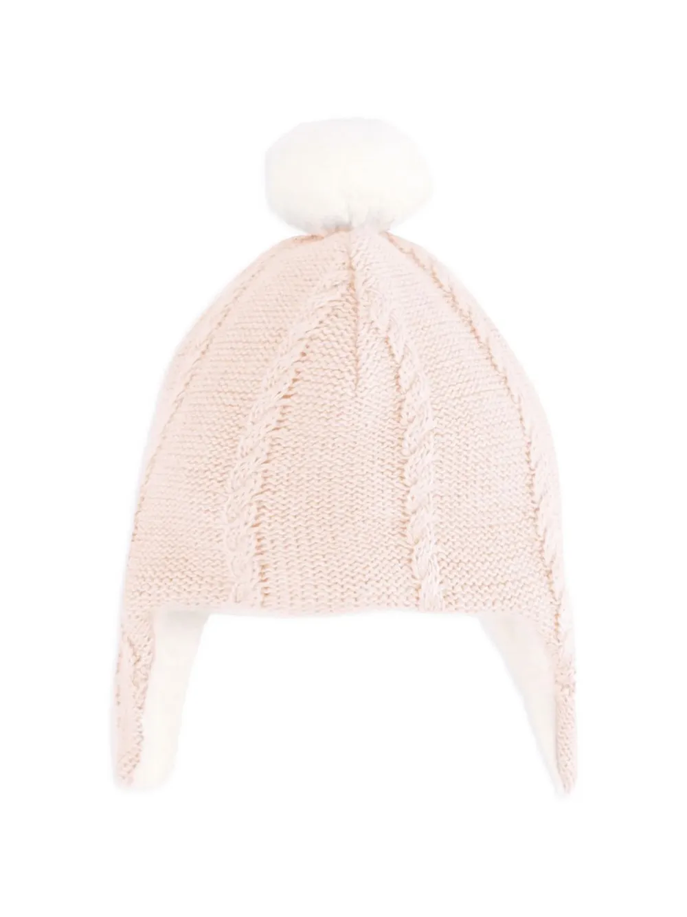 Tartine Et Chocolat pompom ear-cover hat - Rosa