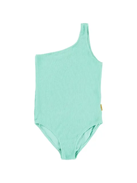 Molo one-shoulder textured swimsuit
