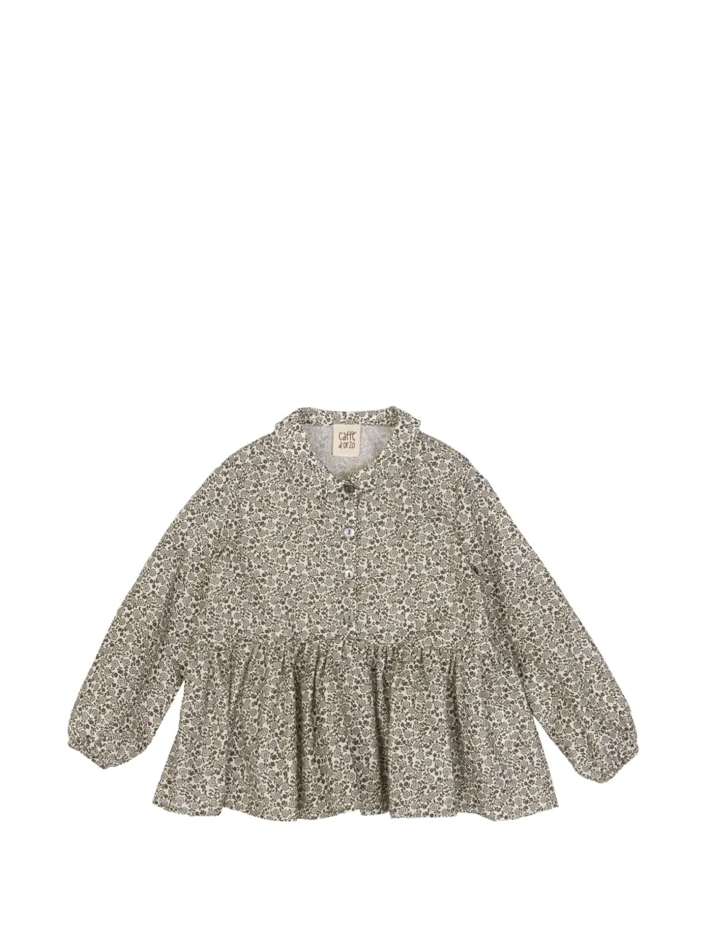Caffe' D'orzo floral blouse - Toni neutri