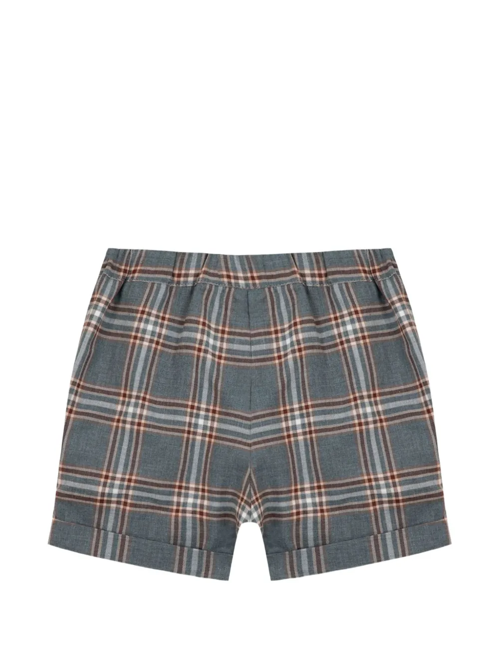 Tartine Et Chocolat Geruite shorts Grijs