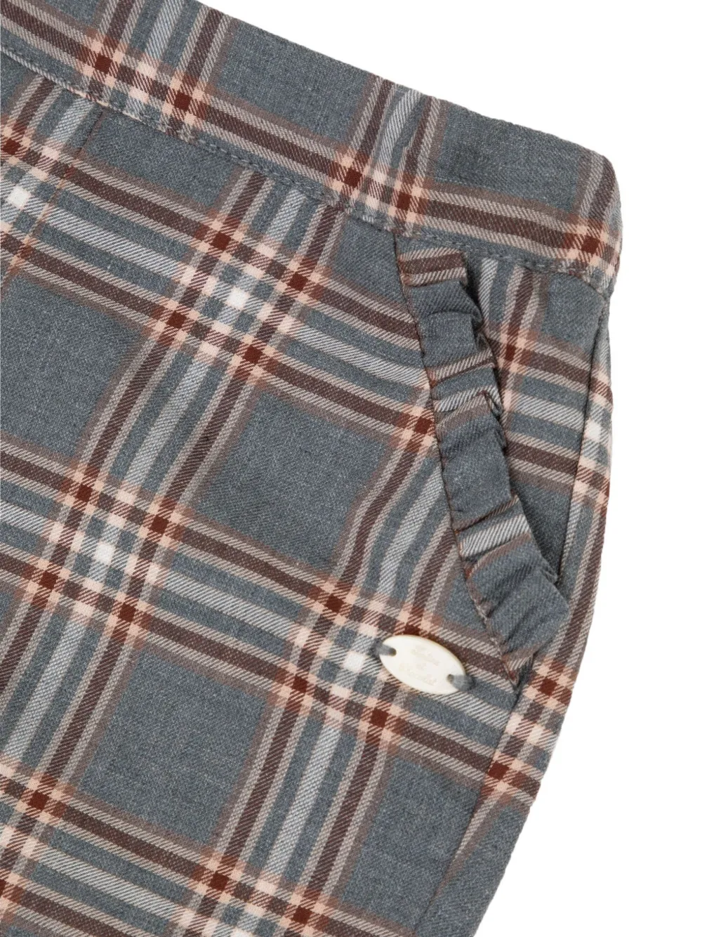 Tartine Et Chocolat Geruite shorts Grijs