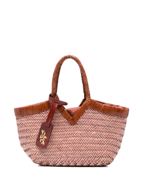 VIPERA Monet woven-leather tote bag
