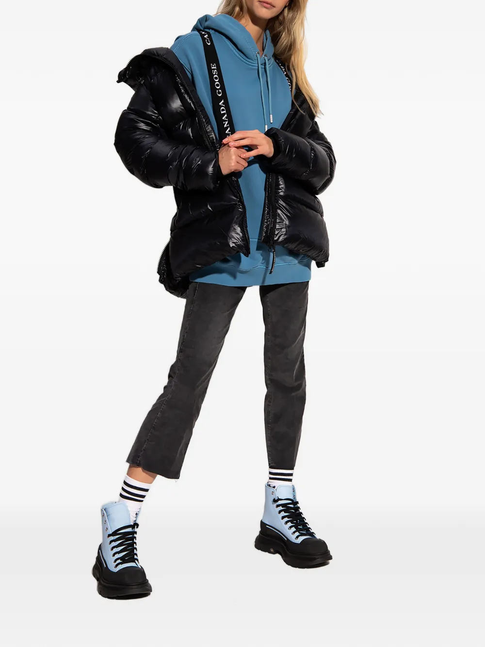 Canada Goose Jack met capuchon Zwart