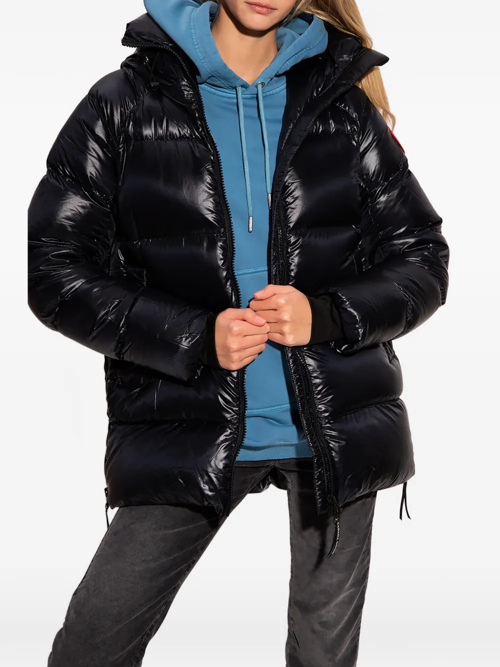 Canada Goose Jack met capuchon Zwart