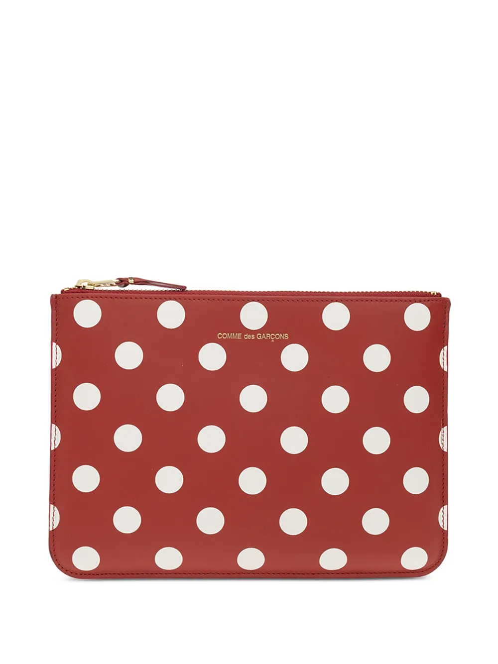 Comme Des Garçons Pouch a pois - Rosso